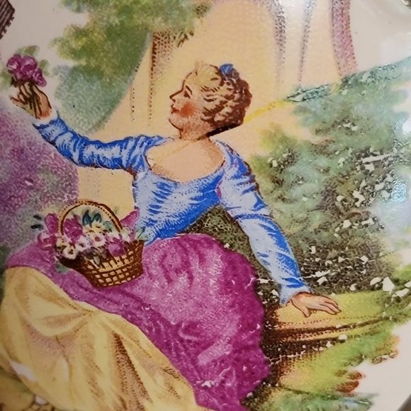 Vintage Mid Century Urn Style Pink Porcelain Table Lamp Signed Fragonard - Picture 7 of 12